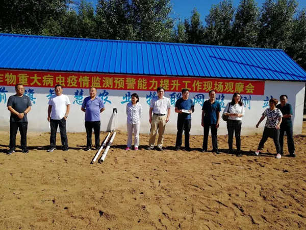 內(nèi)蒙古全區(qū)農(nóng)作物重大病蟲疫情監(jiān)測(cè)預(yù)警能力提升現(xiàn)場(chǎng)觀摩會(huì)召開，『托普技術(shù)』驚艷塞北